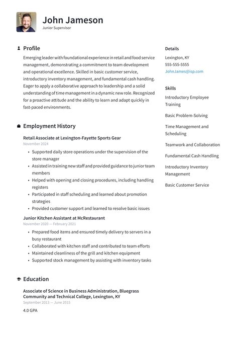 supervisor resume examples|6 Great Supervisor Resume Examples .